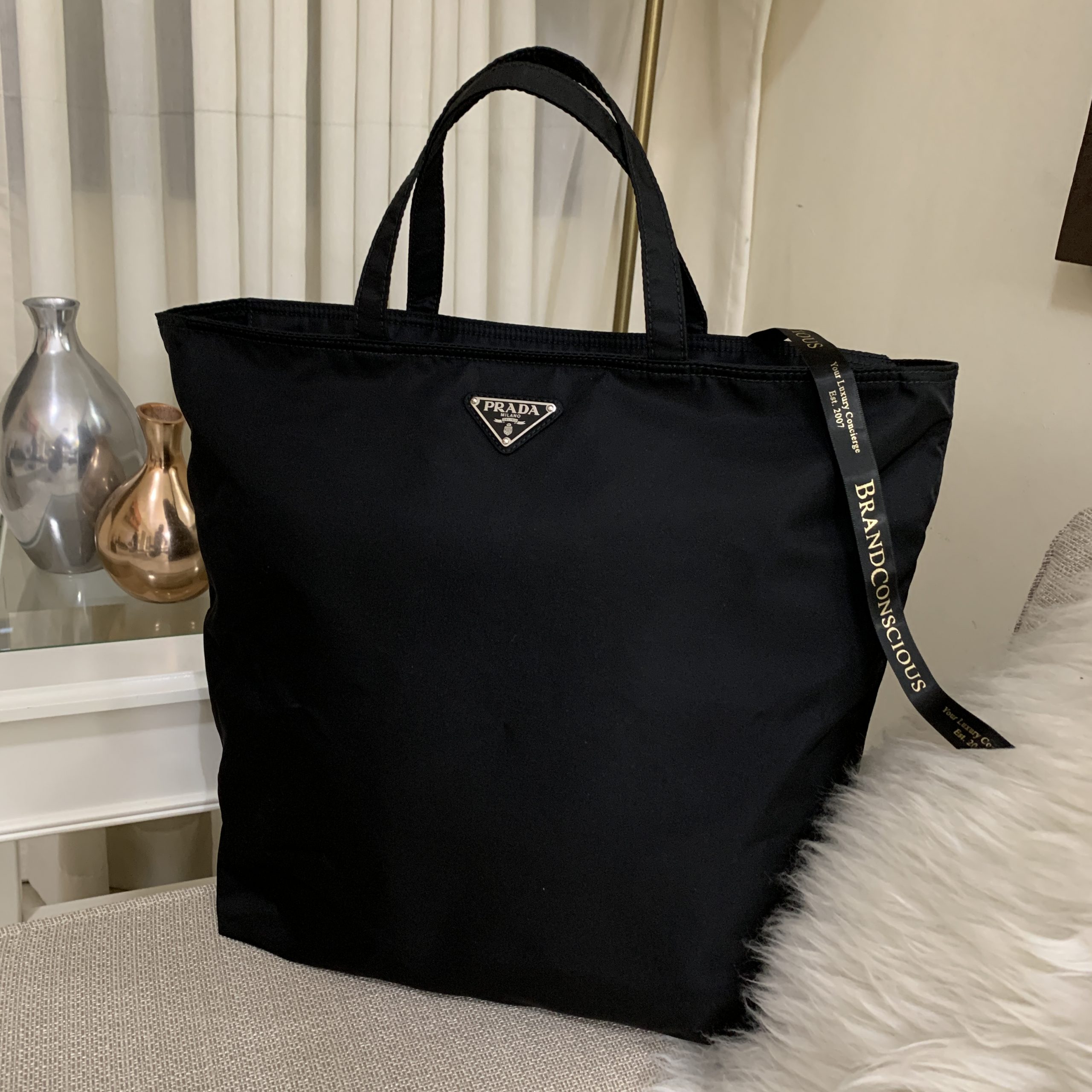 Prada Nylon Tote Black - BrandConscious Authentics