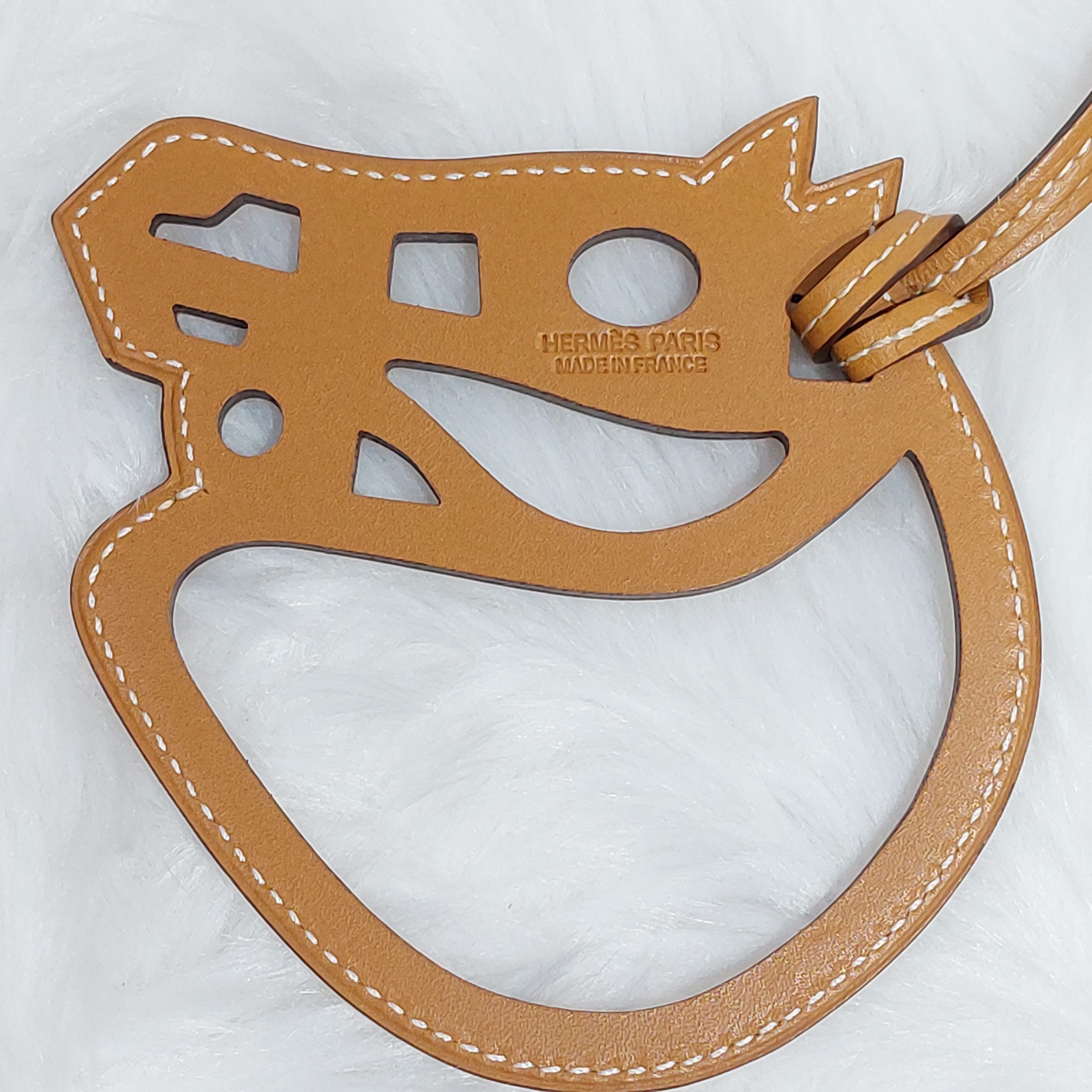 Hermès Paddock Horse Head Leather Bag Charm | Dearluxe