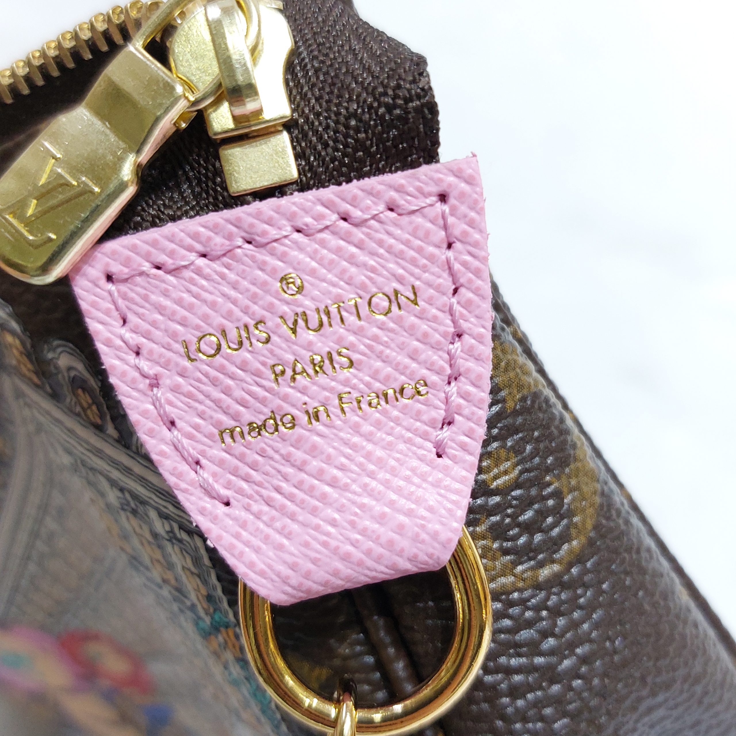 Louis Vuitton Mini Pochette Accessoires Vivienne Holiday Monogram  Canvas/Pink