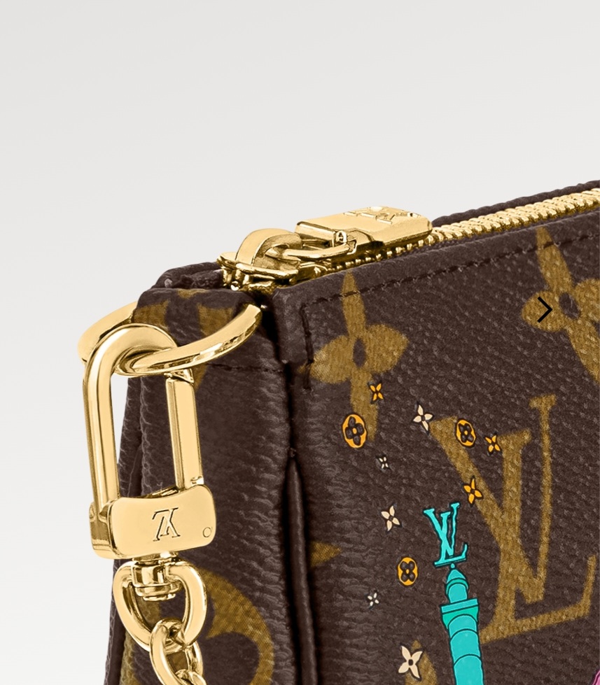 Louis Vuitton Mini Pochette Accessoires Christmas Vivienne in London 2021  Limited Edition Bag - Luxury Reborn