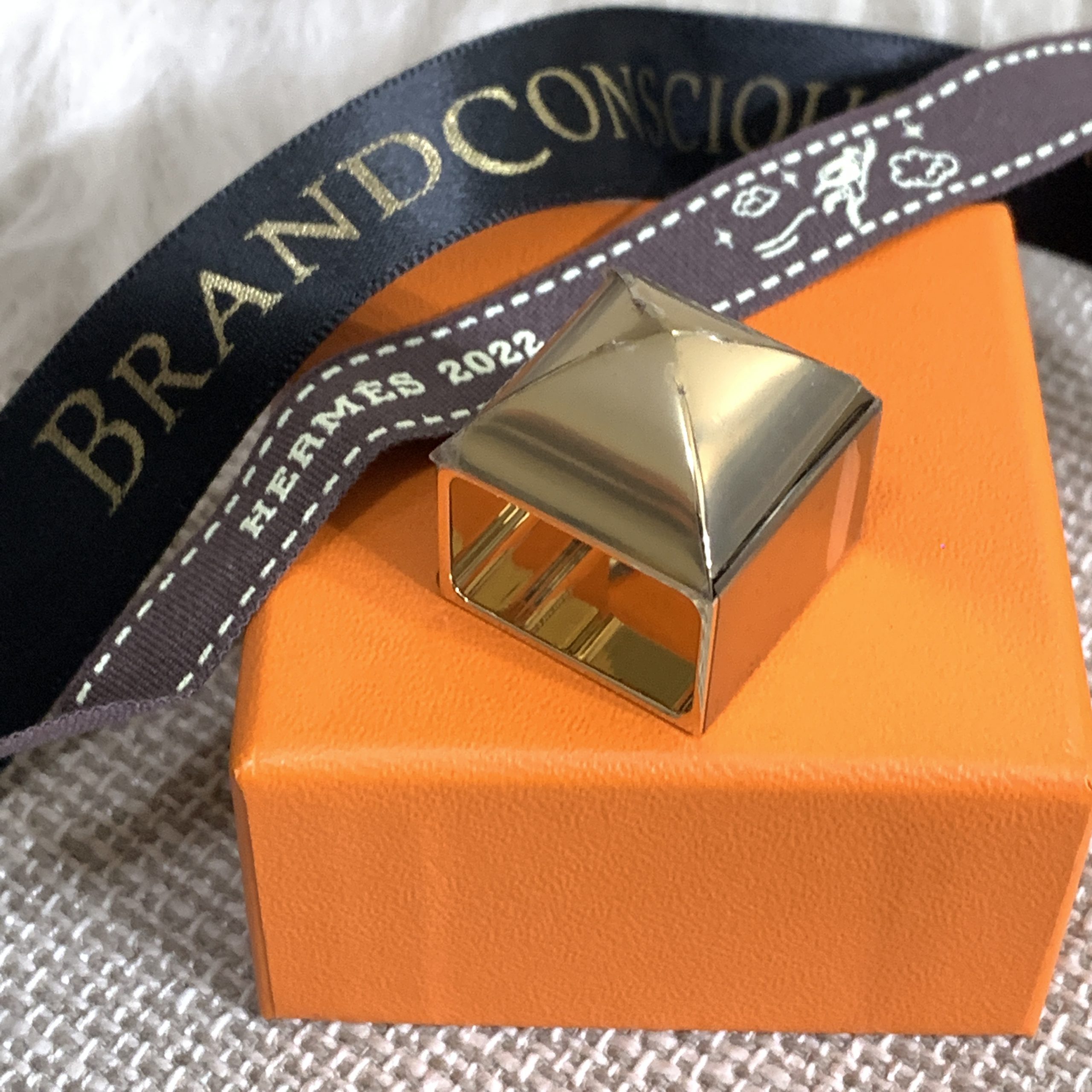 Hermes Scarf Ring, Luxury, Accessories on Carousell