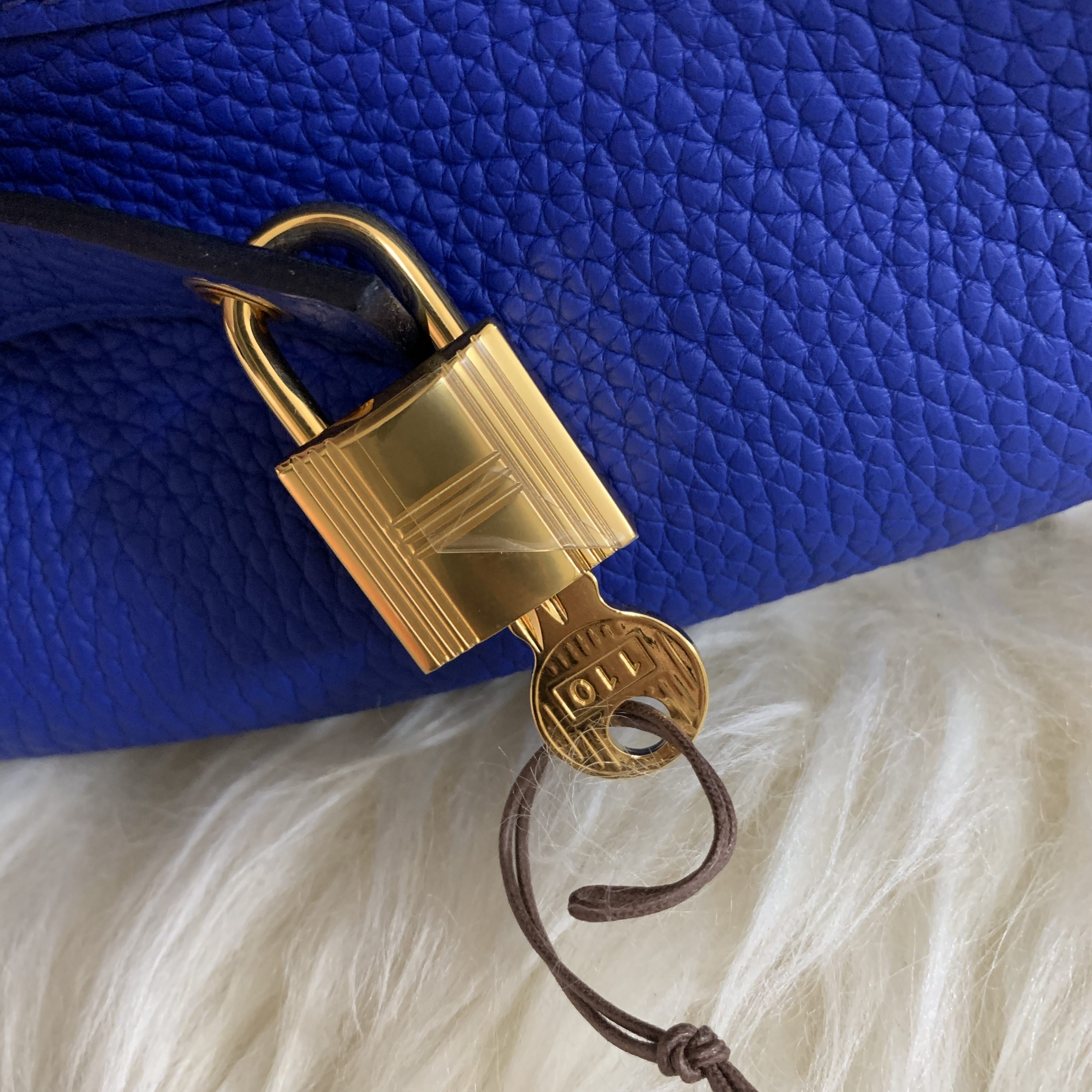 Hermes Picotin Lock 22 Taurillon Clemence Bleu Royal Gold Hardware -  BrandConscious Authentics