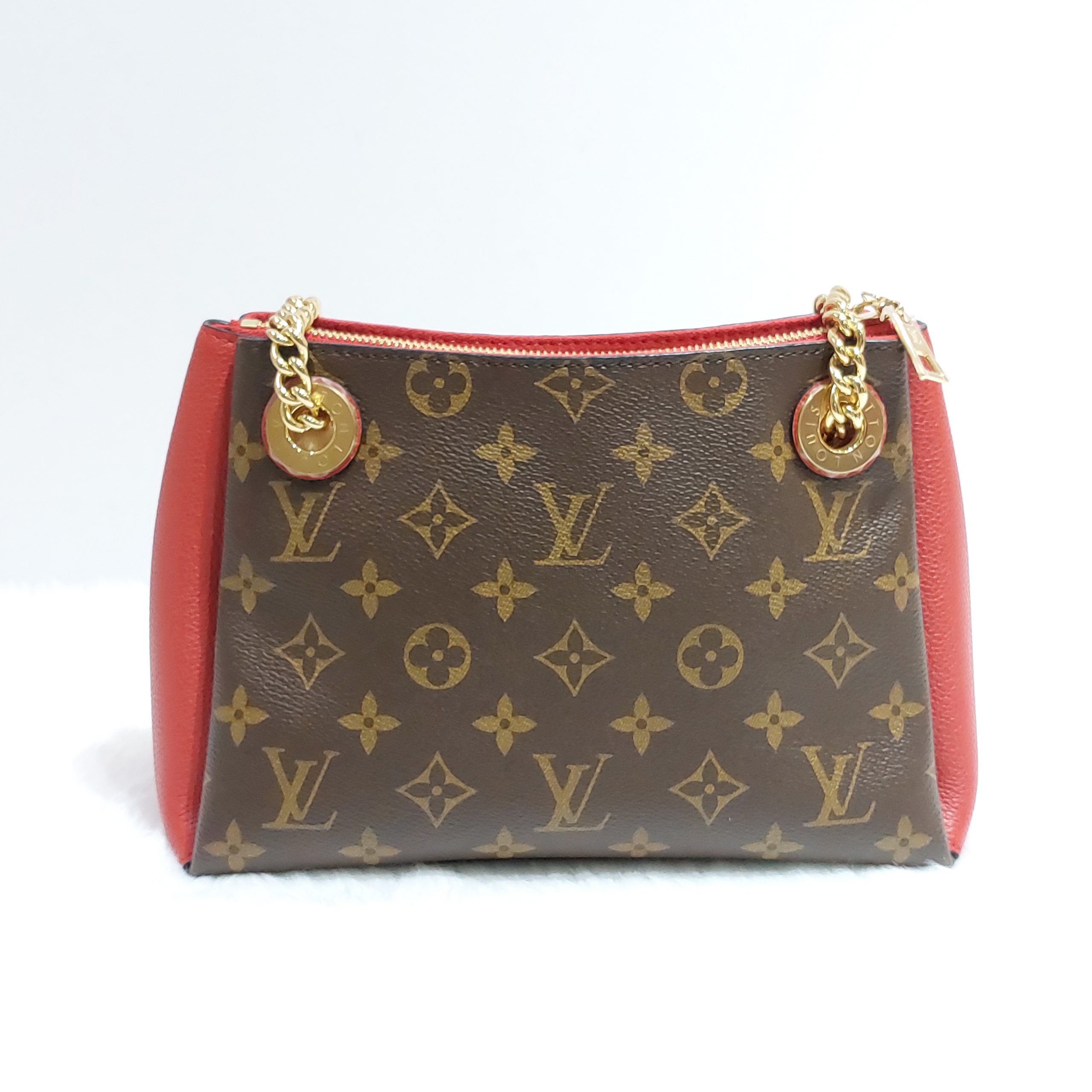 Louis Vuitton Monogram Canvas Surene BB Shoulder Handbag Cherry Article:  M43776 : : Fashion