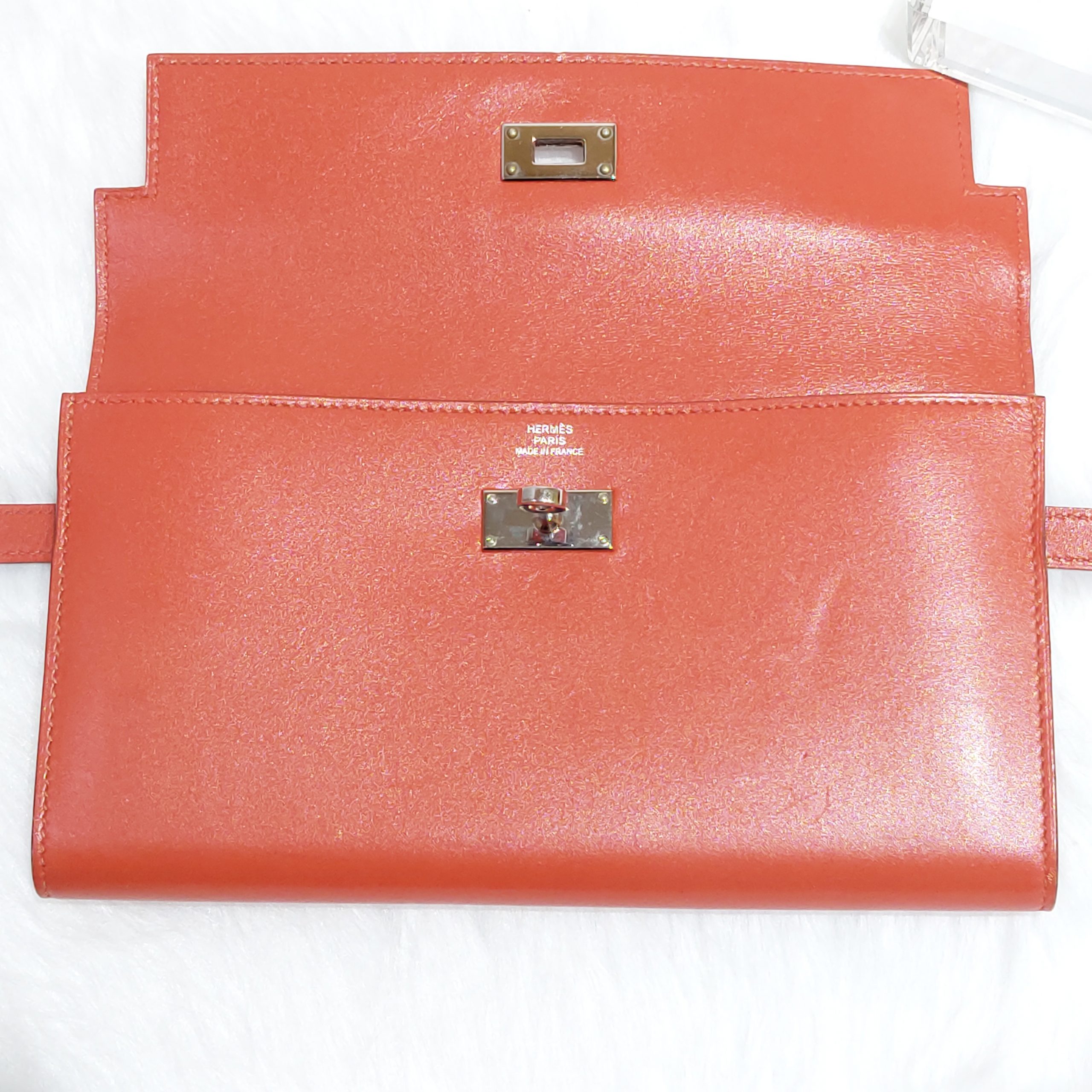 Hermes 2018 red packet envelope for trio kelly constance wallet petit h  charm