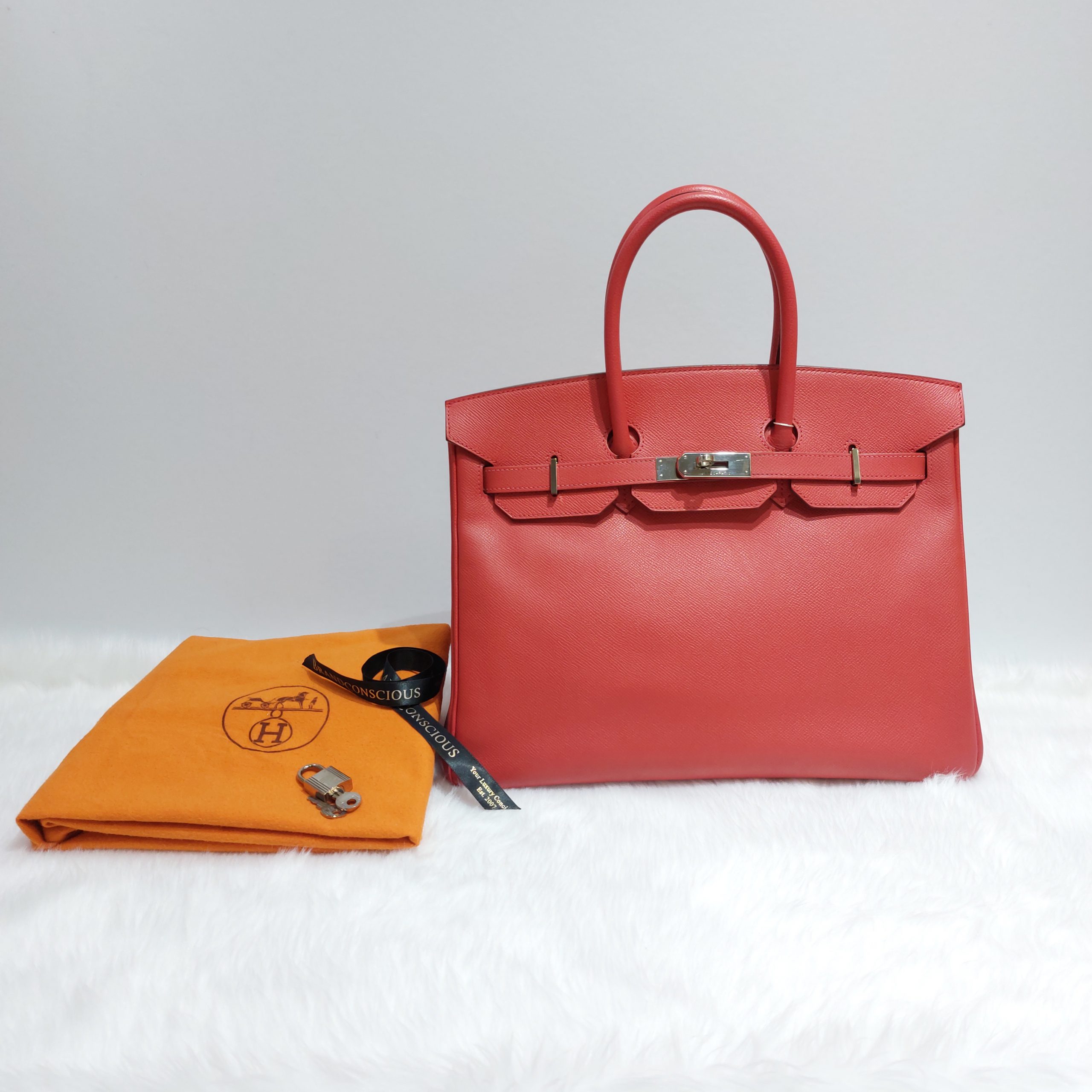 Ginza Xiaoma - ✨Unused✨Birkin 35 in Rose Jaipur Epsom