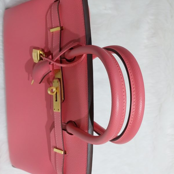 Hermès Birkin Bag 30cm Gris Asphalt Rose Azalee Epsom Gold Hardware