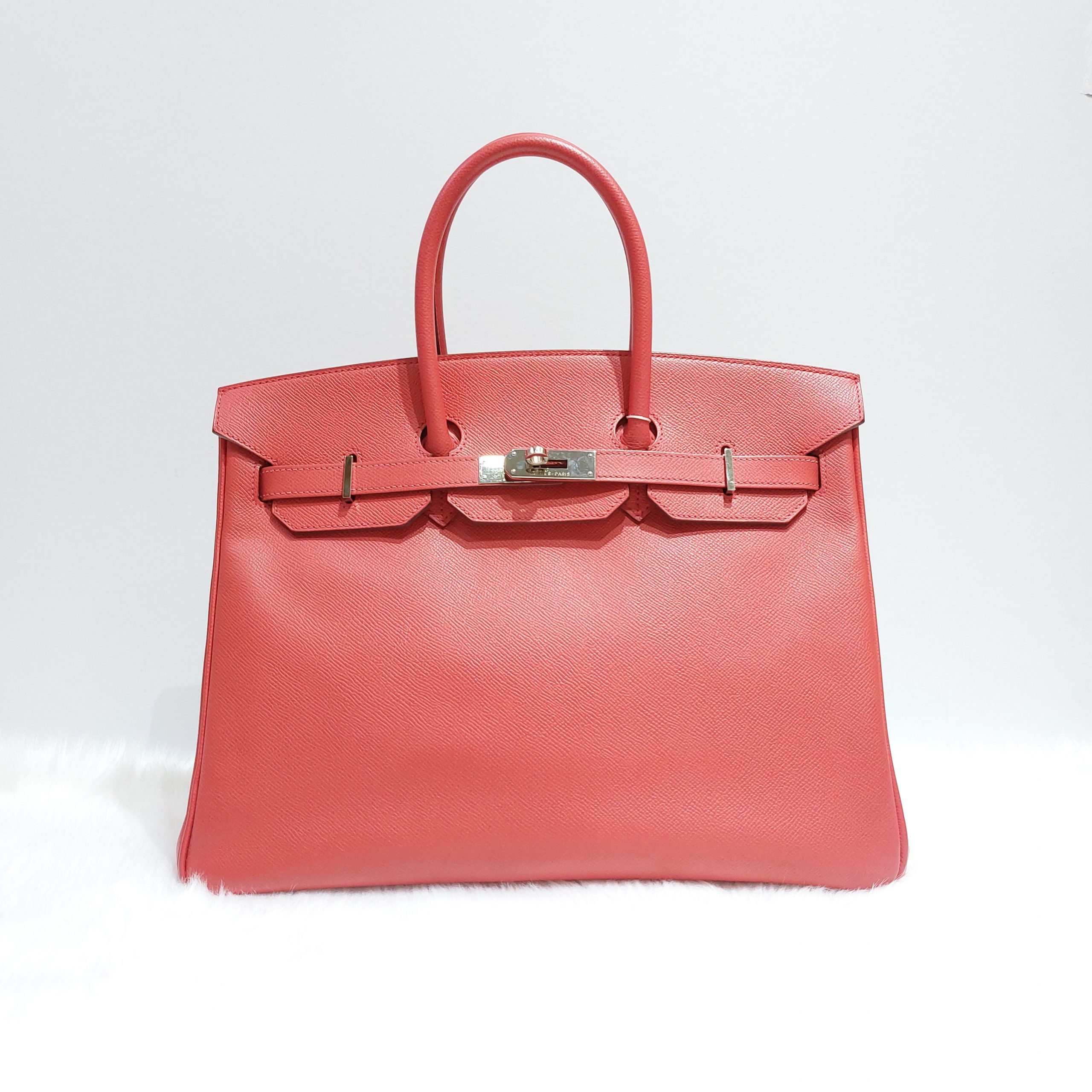 Hermès Birkin 35 Rose Jaipur Epsom Palladium Hardware - BrandConscious  Authentics