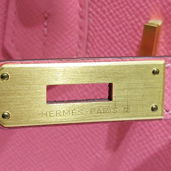 Hermès Birkin Bag 30cm Gris Asphalt Rose Azalee Epsom Gold Hardware