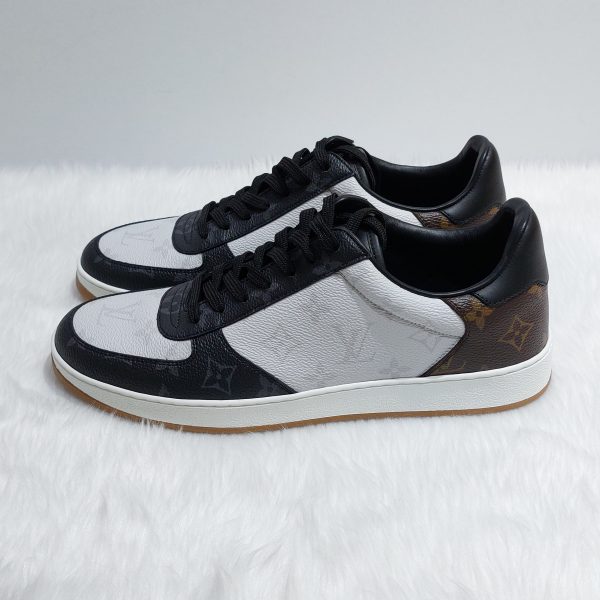 Louis Vuitton Rivoli Black Brown White Men's Sneakers