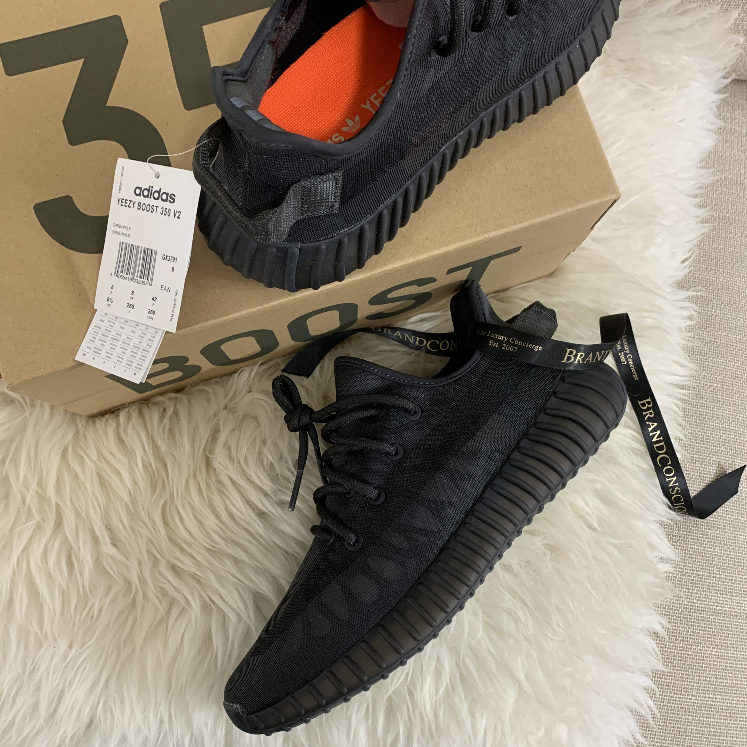 Adidas Yeezy Boost 350 V2 Mono Cinder GX3791 Mens US 8 1/2 ...