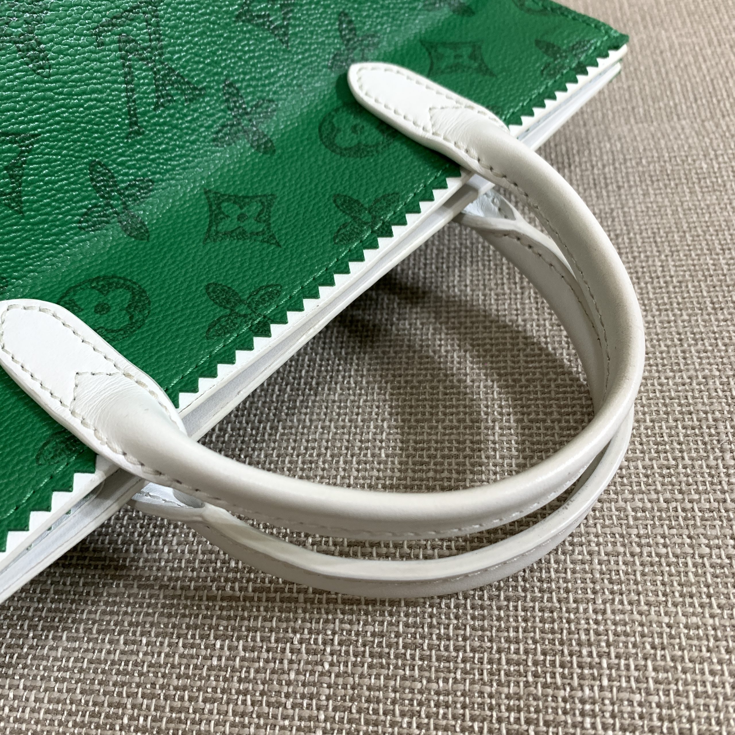 Louis Vuitton Green Vintage Monogram Litter Bag - BrandConscious Authentics