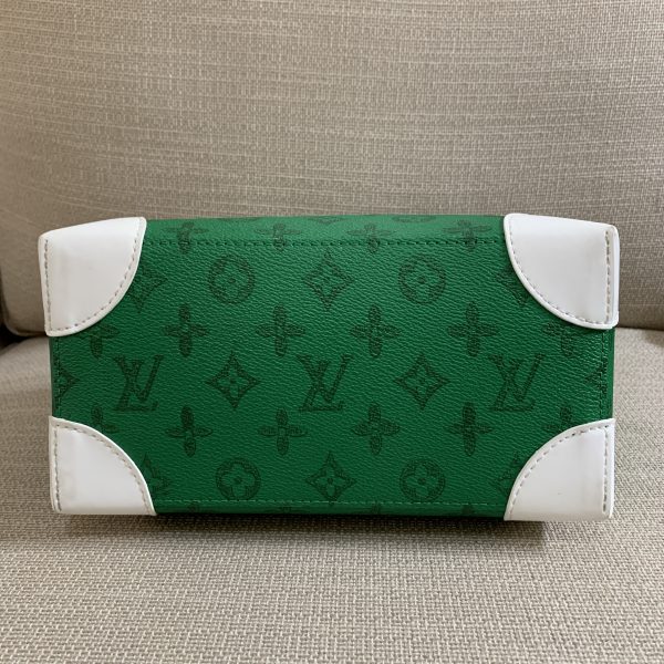 Louis Vuitton Litter Bag Monogram Green in Coated Canvas with Silver-tone -  US