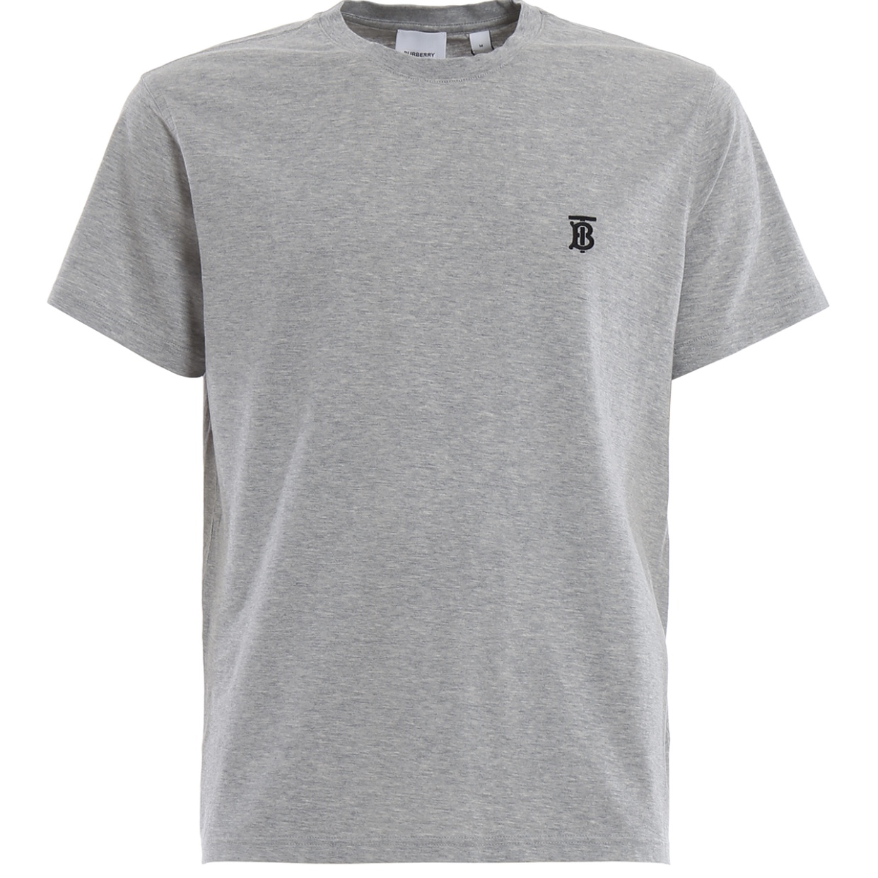 Burberry Parker Cotton Jersey T-shirt Pale Grey Melange Size Medium -  BrandConscious Authentics