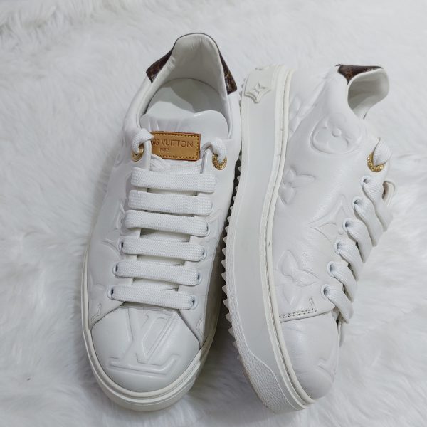 Louis Vuitton Monogram Embossed Time Out Sneakers