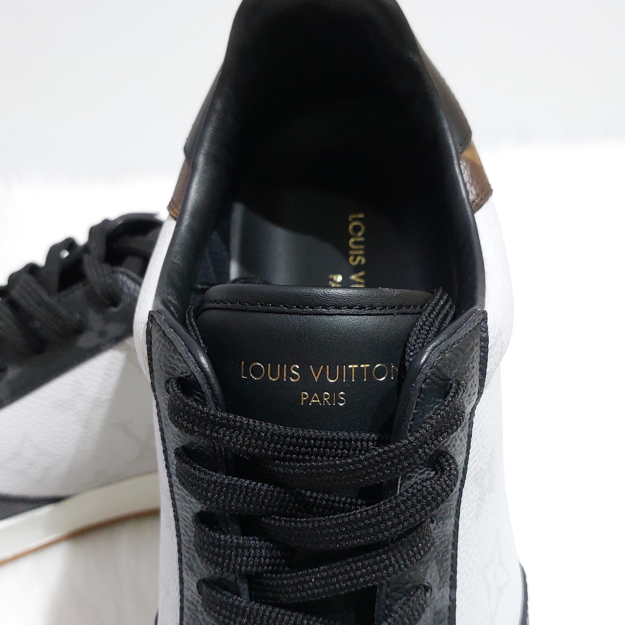 Louis Vuitton Rivoli Black Brown White Men's Sneakers