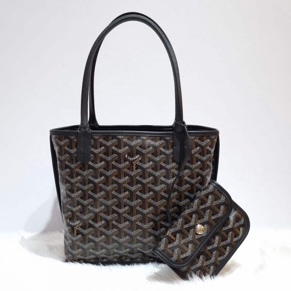 Goyard Mini Anjou Reversible Black Tote - BrandConscious Authentics