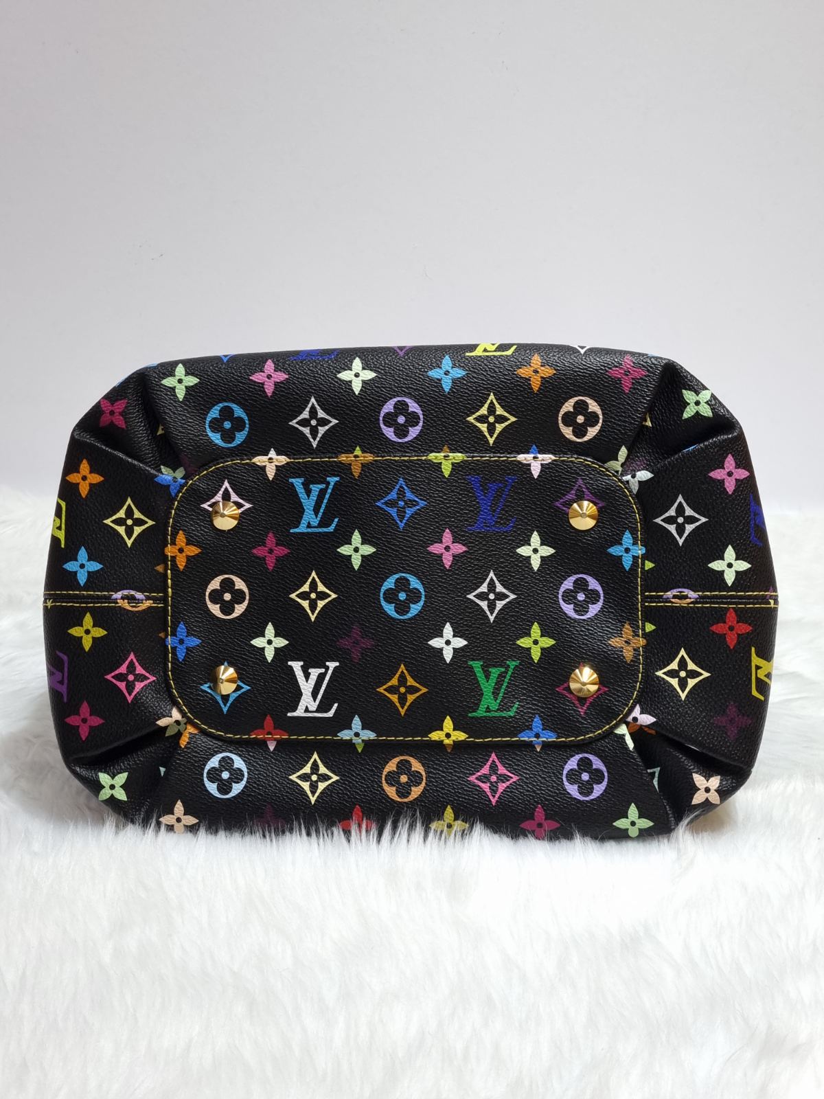 Louis Vuitton Black Monogram Multicolor Annie MM Tote Bag - BrandConscious  Authentics