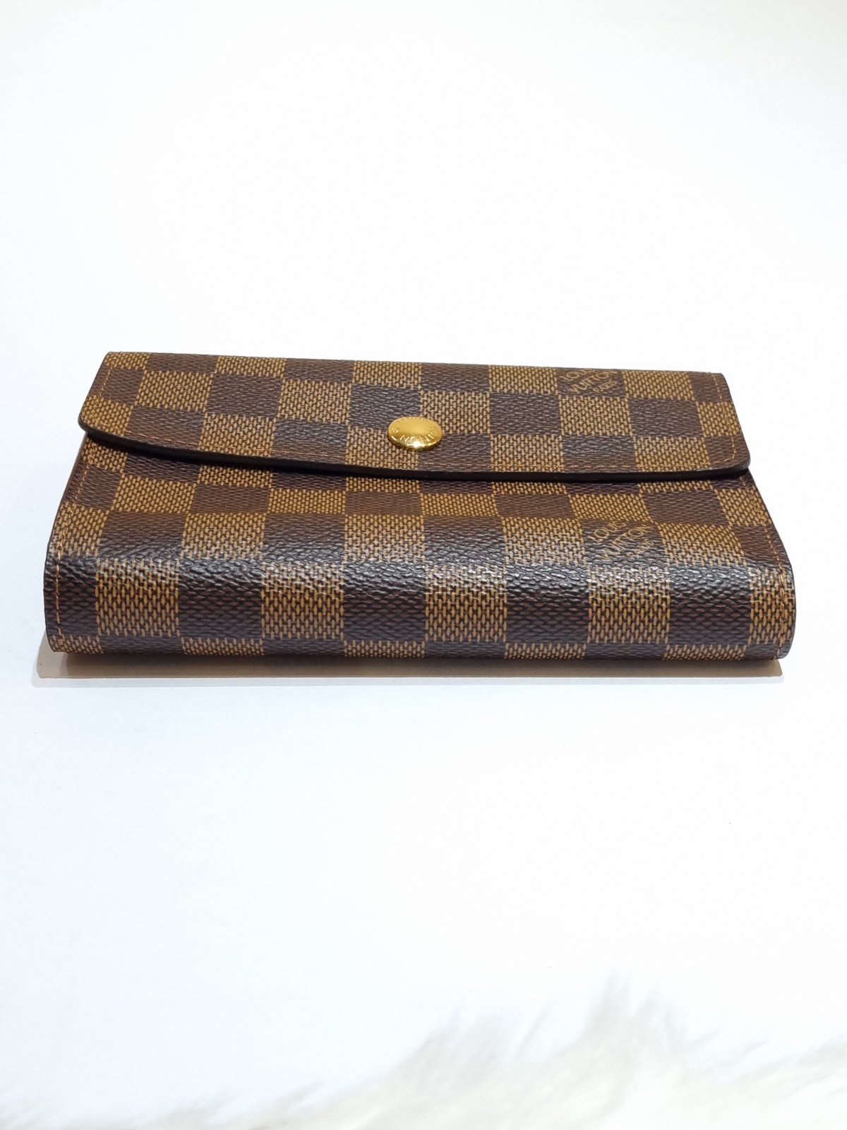 Louis Vuitton Alexandra Portefeuille Brown Monogram Canvas Trifold Wallet 💯