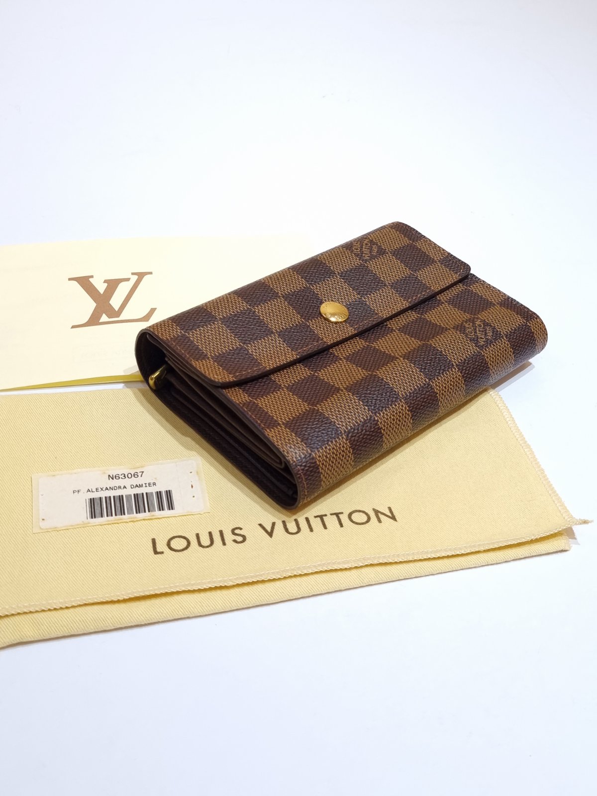 Louis Vuitton - Authenticated Alexandra Wallet - Brown for Women, Good Condition