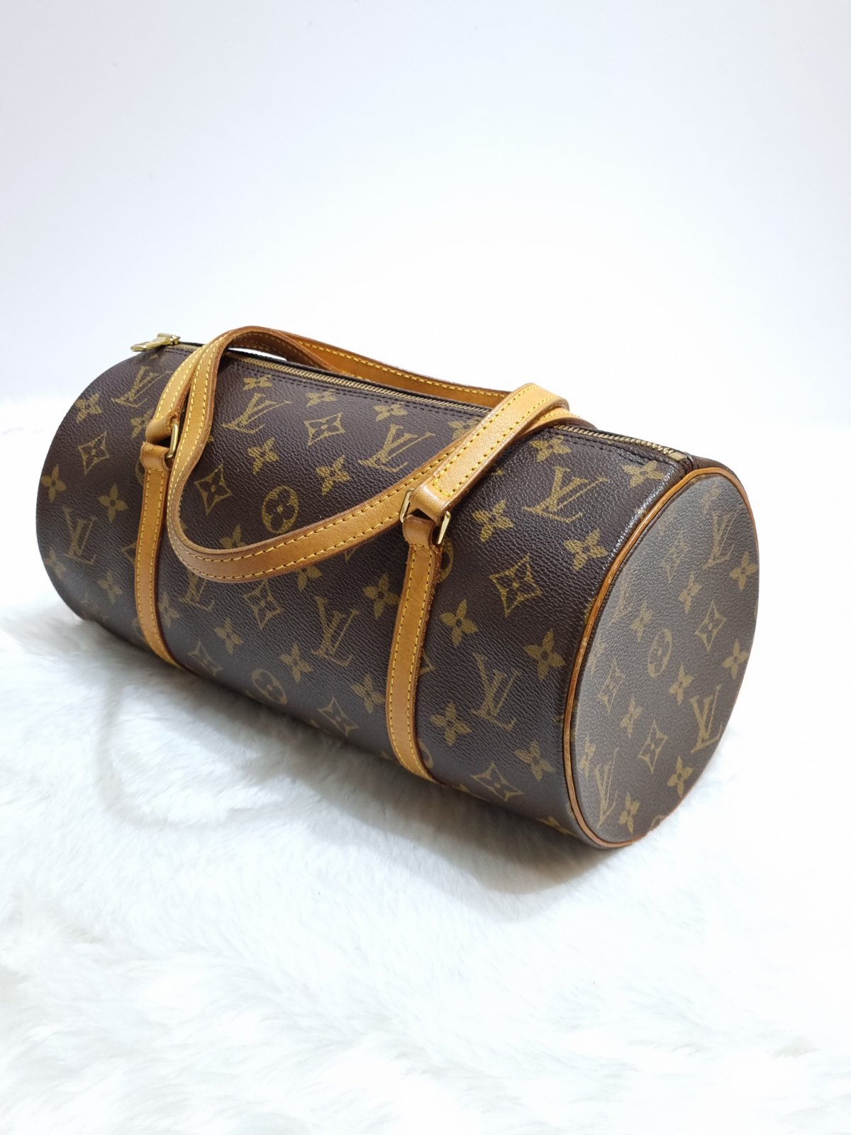 Louis Vuitton Papillon 30 Hand Shoulder Bag M51365 Vintage Monogram  Authentic