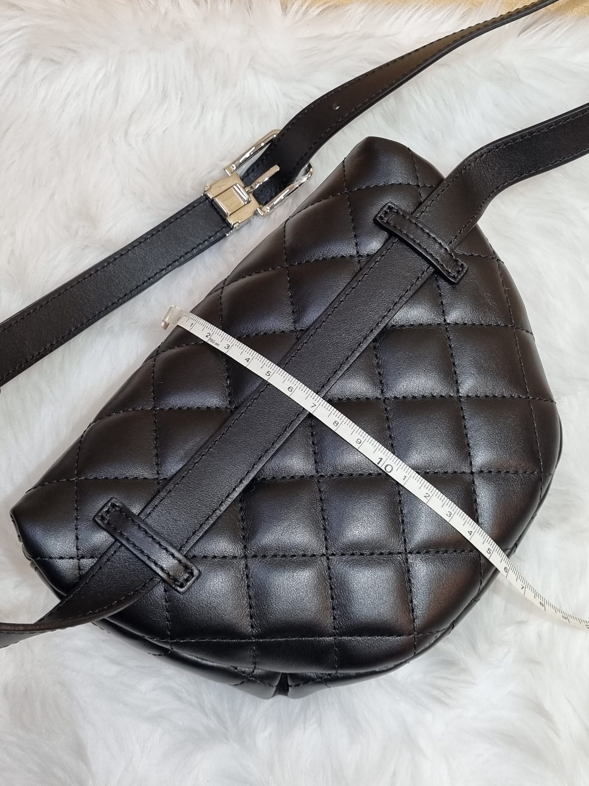 Chanel Quilted Belt Bum Bag Black Calfskin Silver Hardware Uniform  Coco  Approved Studio