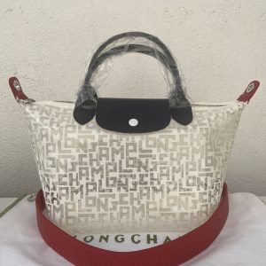 Longchamp Le Pliage Neo Nylon Crossbody Bag Red - BrandConscious Authentics