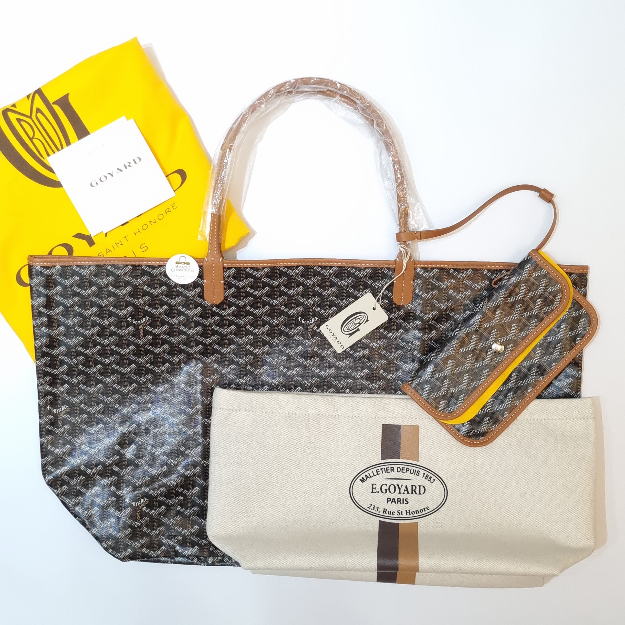 Goyard Goyardine Saint Louis GM Black