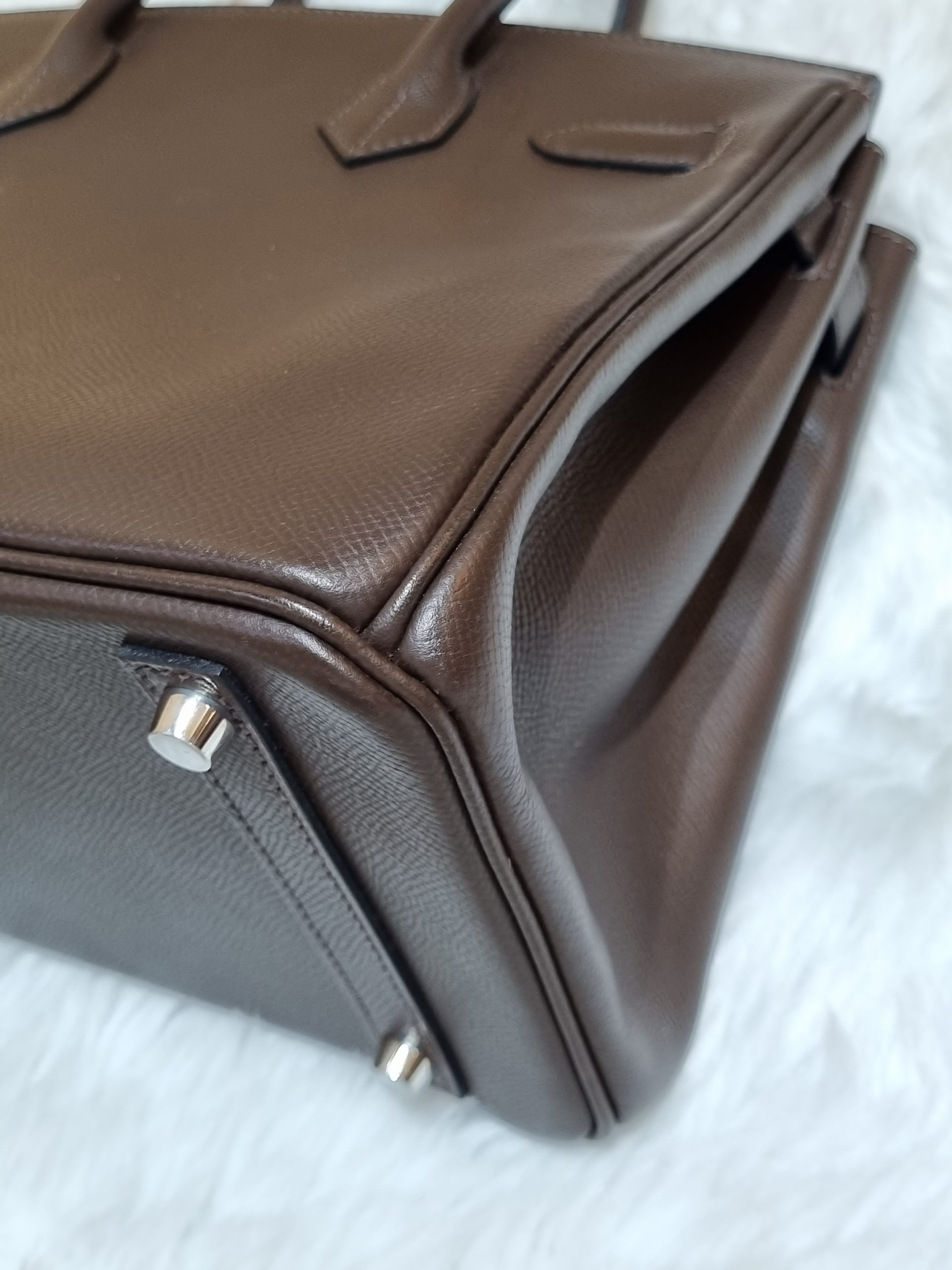 Hermès Etain Epsom Birkin 30cm Palladium Hardware