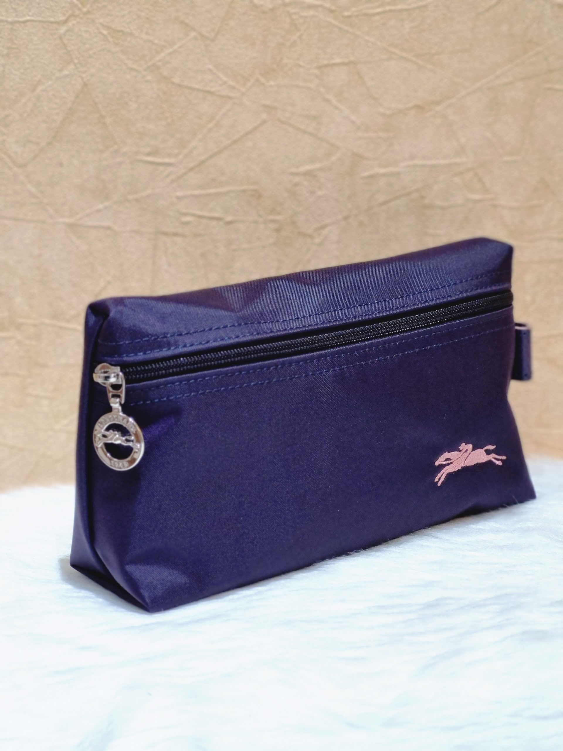 Longchamp Le Pliage Neo Nylon Pouch Navy Blue - BrandConscious Authentics