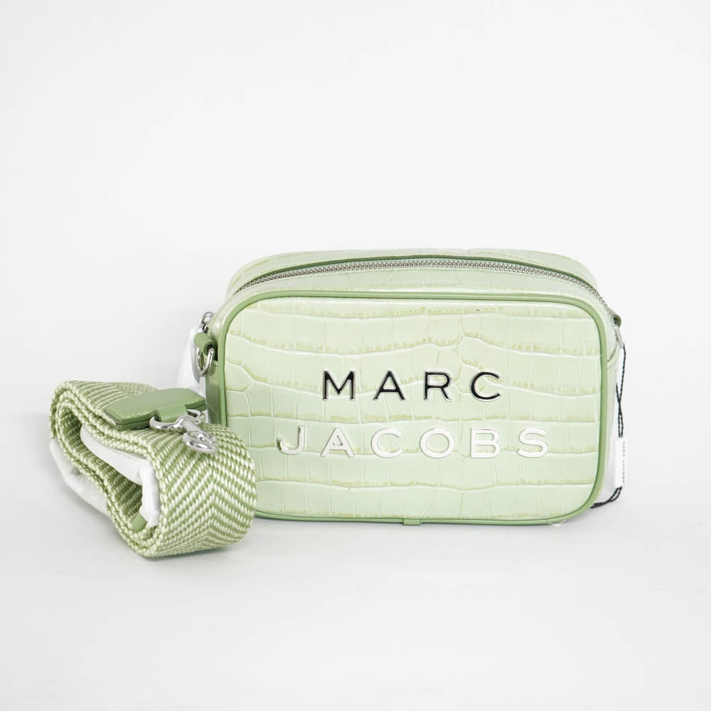Marc Jacobs Calfskin Signet Flash Camera Bag Black