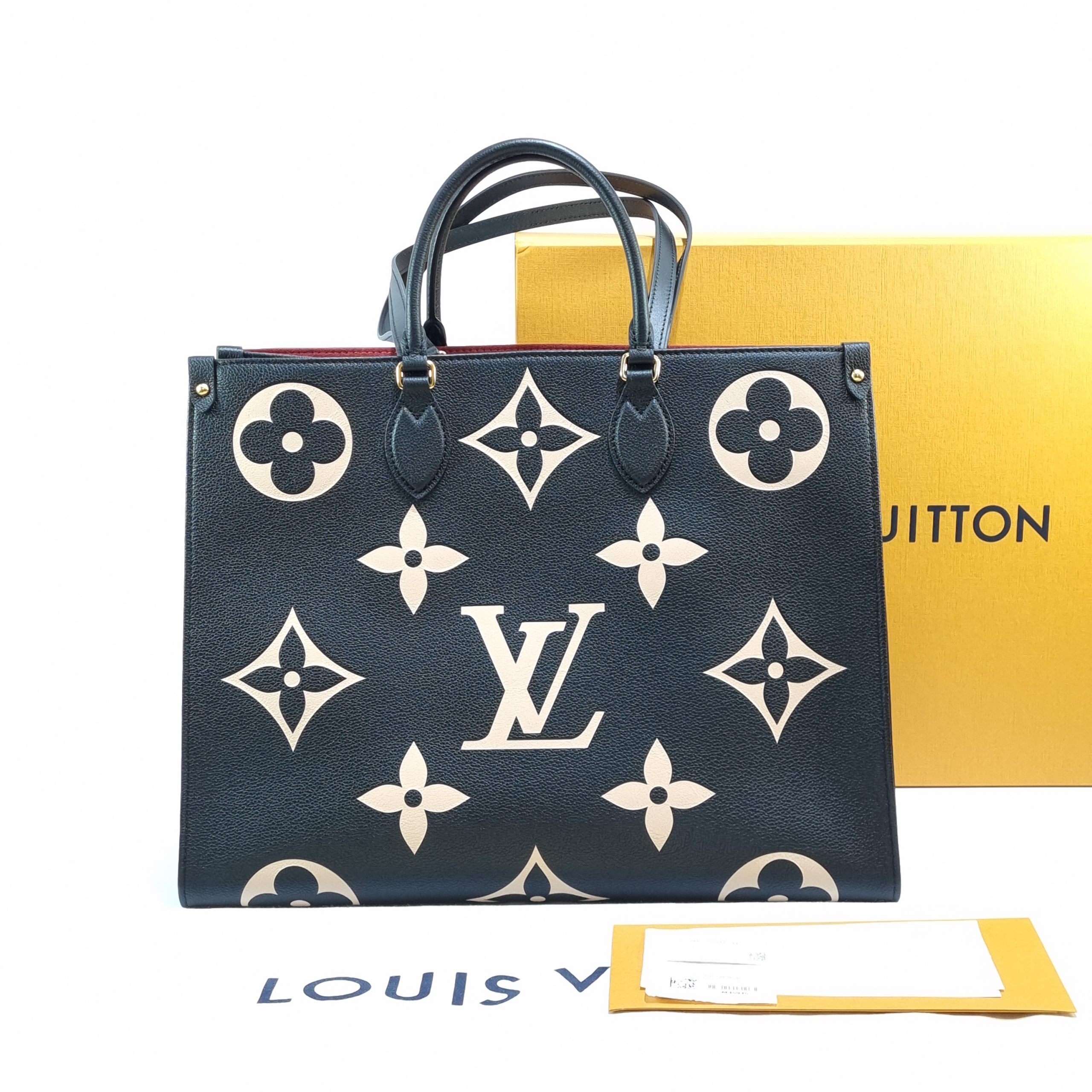 LOUIS VUITTON ON THR GO GM BLACK