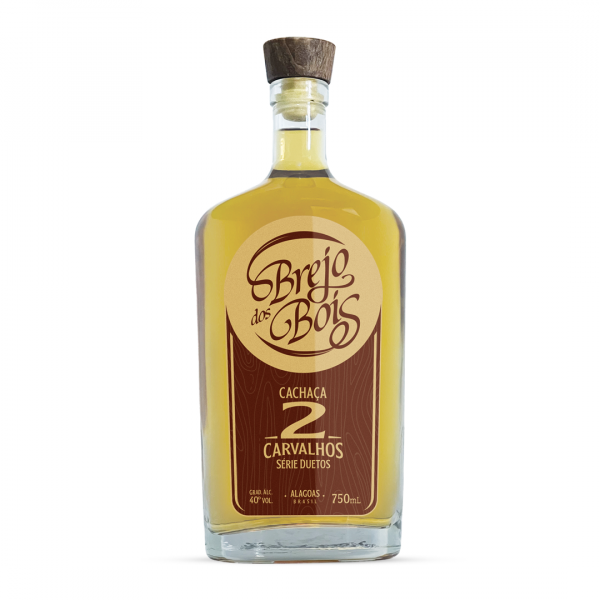 CACHAÇA SÉRIE DUETOS 2 CARVALHOS 750ML