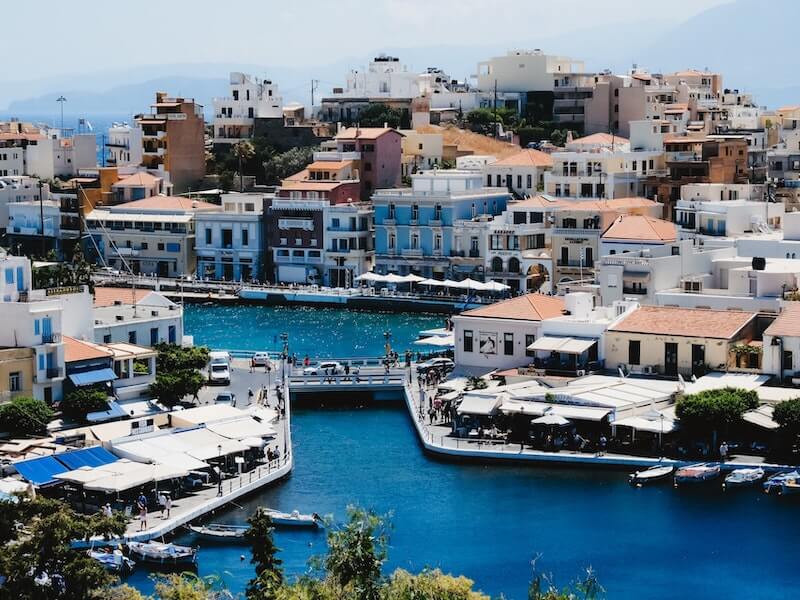 Urlaubsort Agios Nikolaos im Norden der Insel Kreta