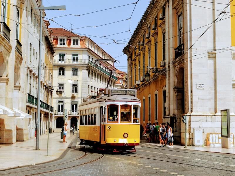 Strassenbahn in Lissabon