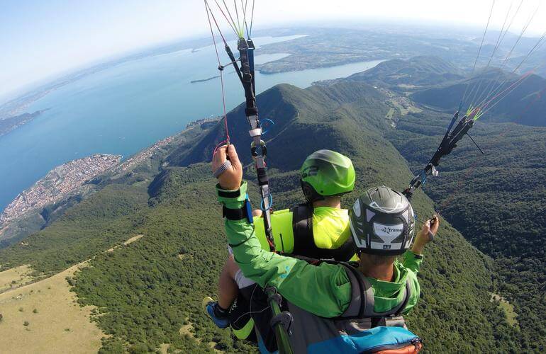 Tandemflug am Gardasee (Bild von Manawa)