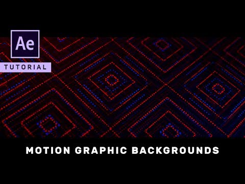 After Effects Tutorial – Motion Graphic Backgrounds