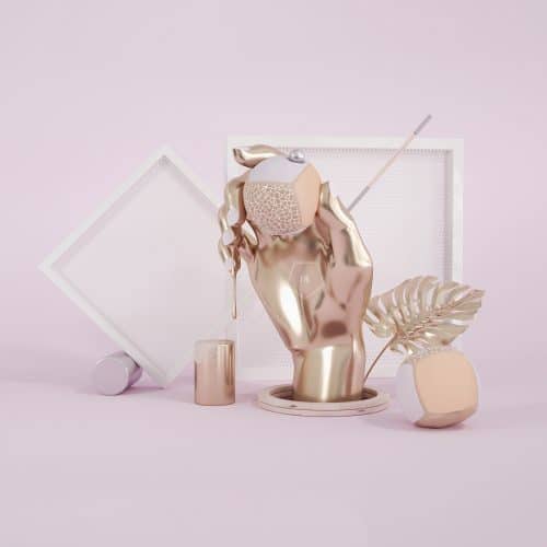 3D – Graphic Design – PINK SERIES – Fraktal Studio