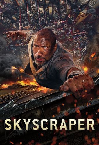 Dwayne Johnson Universal Skyscraper Key Art Movie Poster