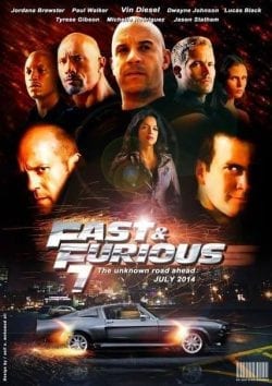 Fast & furious 7 Key Art Movie Poster