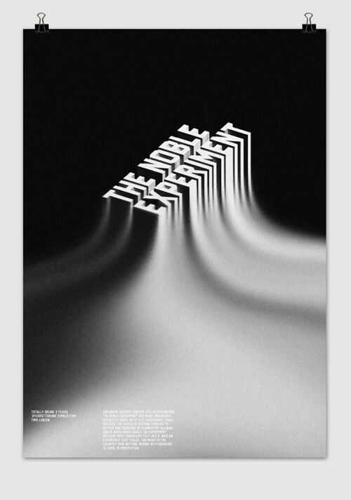 The Noble Experiment Typography Poster Design