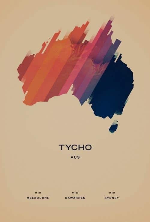 Tycho Australia poster