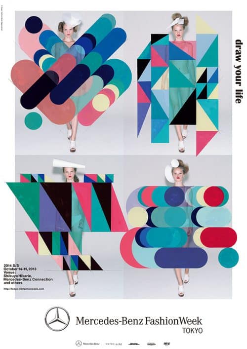 Graphic Design | Mercedes Benz Fasion Week Poster