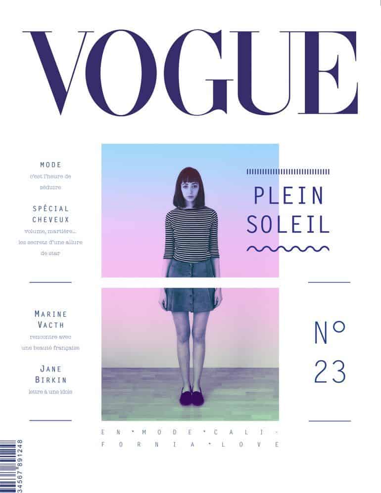 Graphic Design | Magazine | Full Sun Topic for VOGUE Magazine | Campfire