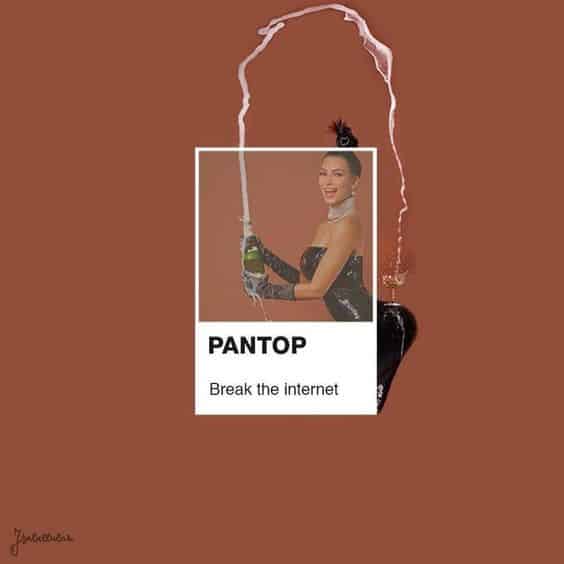 Pantop Kim Kardashian Break The Internet