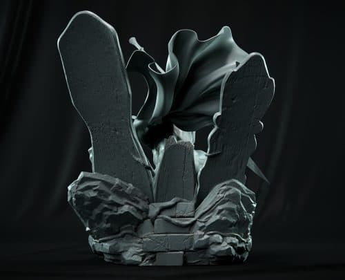 3D | Digital Sculpt – Black Panther – AlexisFioretti