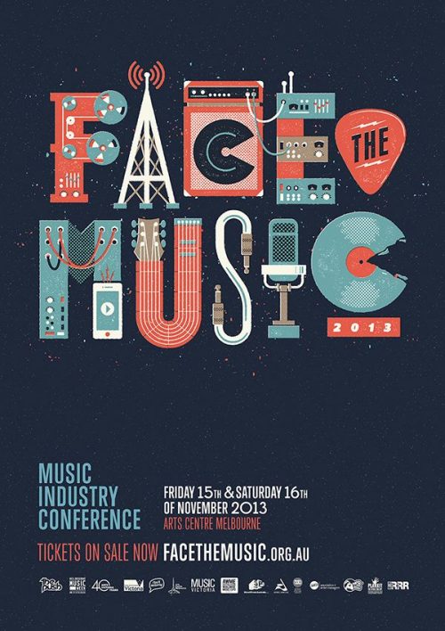 Graphic Design | Poster | Face The Music 2013