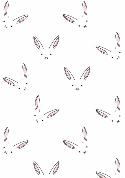 Patterns | Free digital bunny scrapbooking paper minimalist ausdruck-