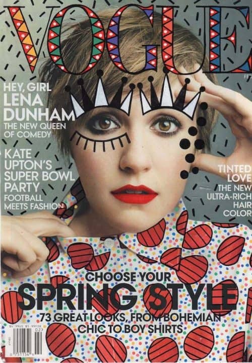 Graphic Design | Magazine | Vogue – Lena Dunham