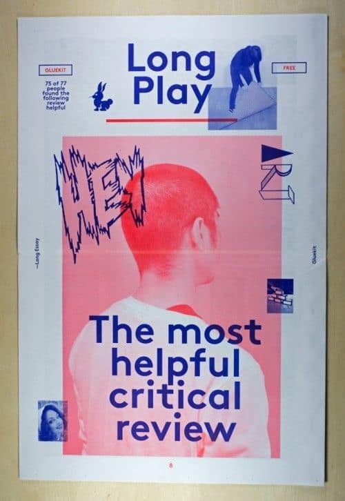 Graphic Design | Poster | Long Play Newspaper 2013 Design
