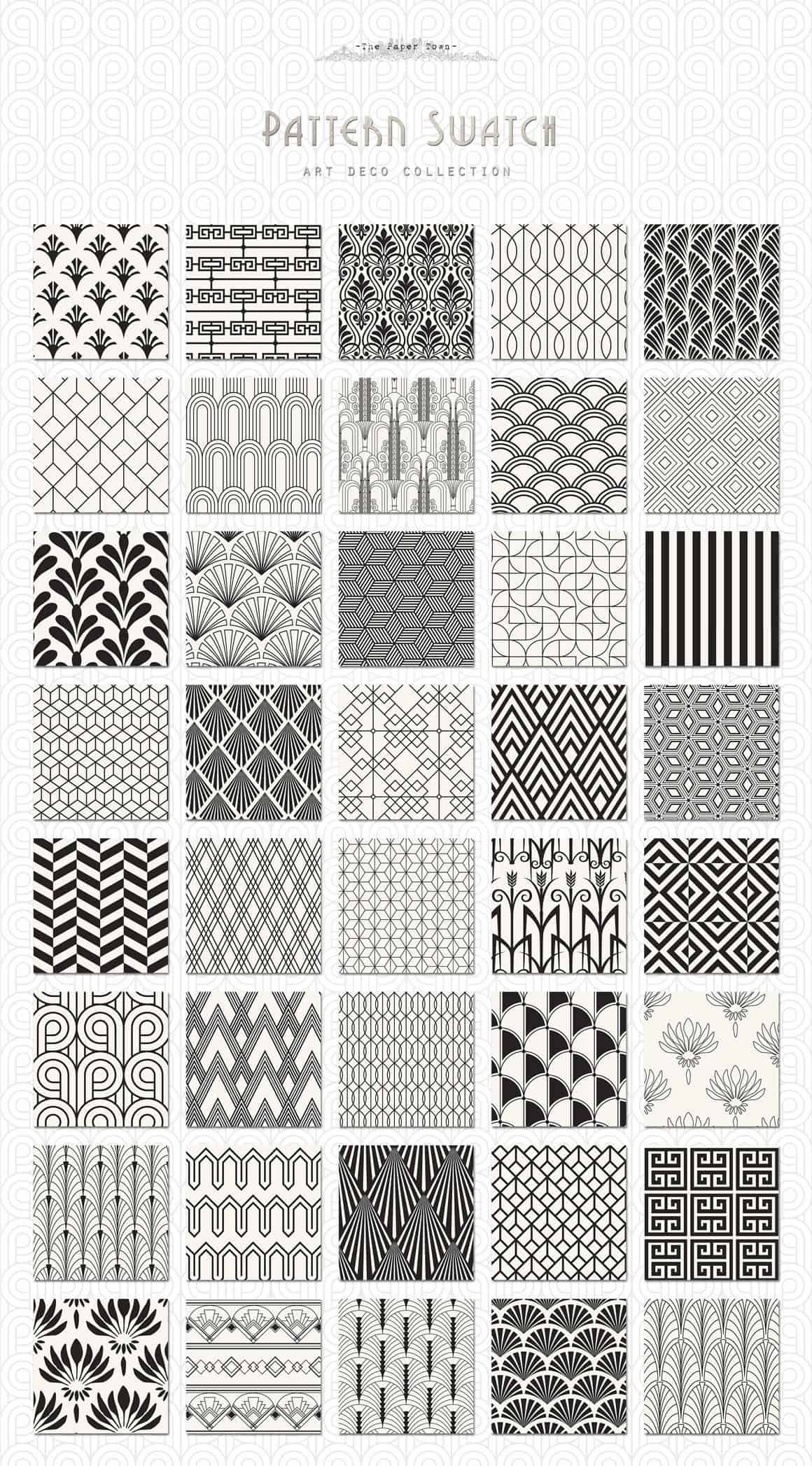 Download Patterns Art Deco Seamless Patterns Bundle From Creativemarket Campfire